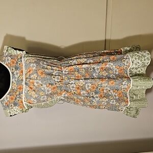 Monteau Floral Cottagecore Mini Dress XS